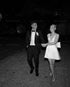Short Wedding Party Dresses With Bow Satin A-Line V-Neck Sleeveless Open Back Mini Bridal Gown Customized
